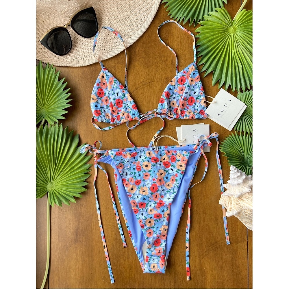 AGUA by A. Bendita Set - Sabina La Fania Bikini Top & Ipanema La Fania Bottoms - Picture 2 of 16